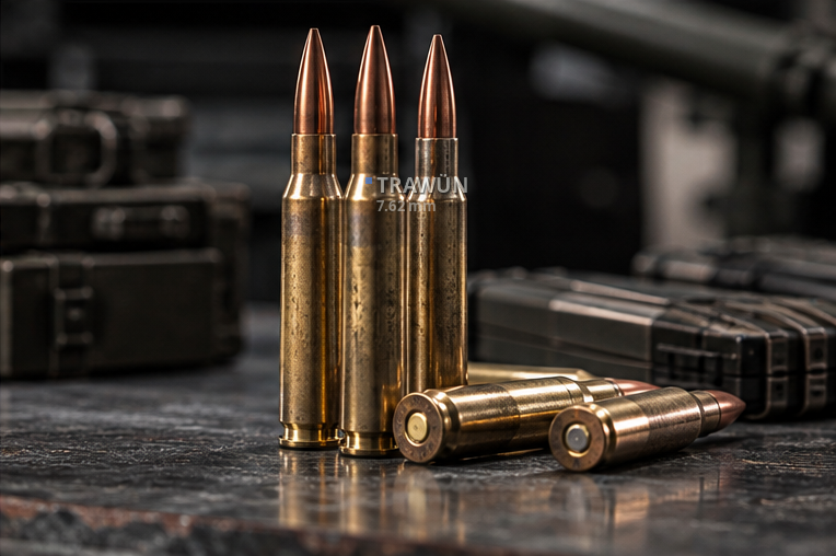 TRAWÜN 7.62 mm small-arms ammunition, NATO standard